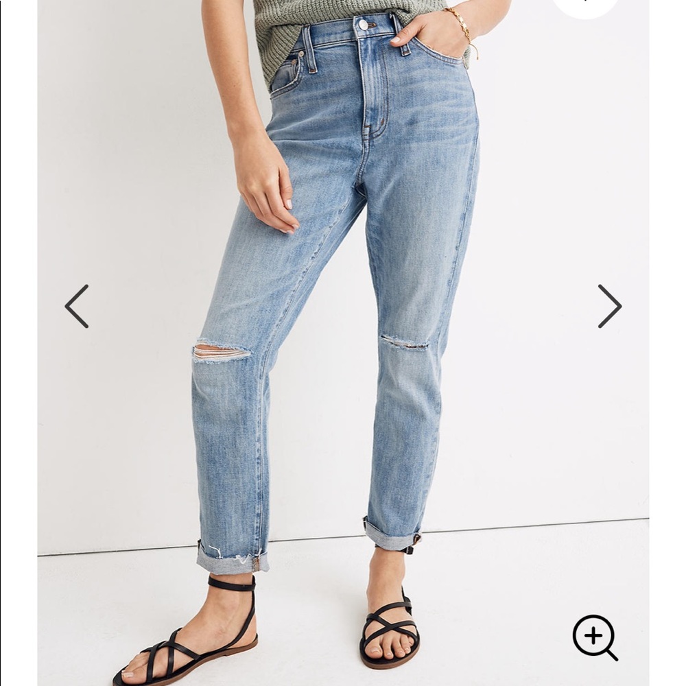 Madewell High-Rise Slim Boyjean in Elkhart Wash